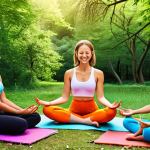 **

A vibrant illustration showing a diverse group of people engaged in activities that promote well-being: practicing yoga, spending time in nature, talking with friends, and writing in journals. The overall mood should be uplifting and optimistic, using bright colors and a sense of community. The image should emphasize the importance of positive psychology and building resilience.

**