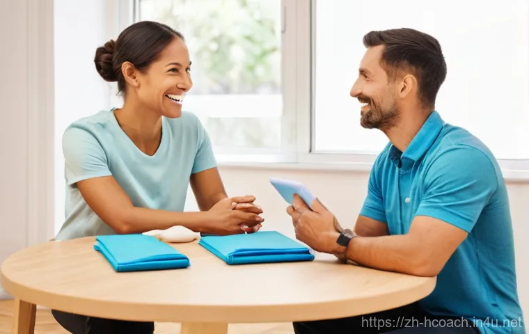 건강코칭 면접에서 묻는 질문과 답변 - **Professional Health Coach Interview:** A confident and enthusiastic female health coach in her ear...