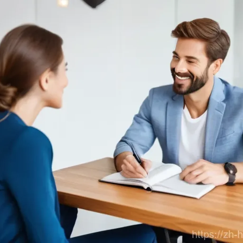 건강코칭과 연계된 건강 보험 제도 - **Prompt:** A friendly and professional female health coach, dressed in smart casual attire (e.g., b...