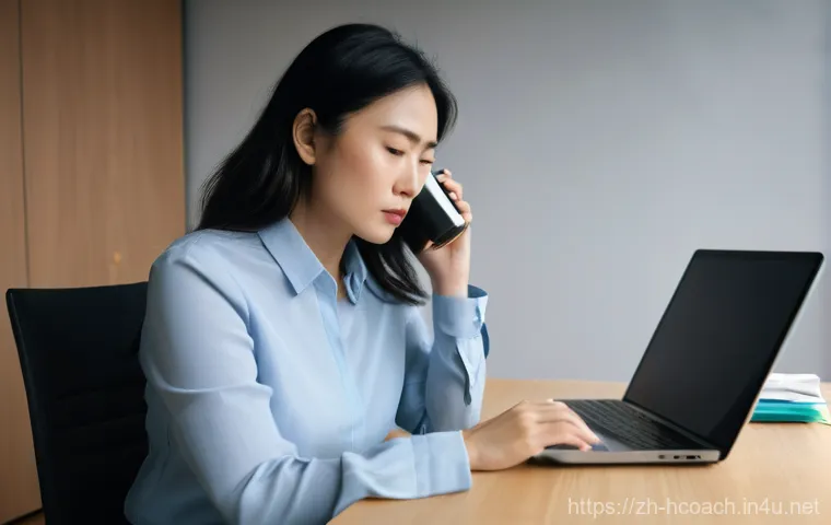 건강코칭과 심리상담의 융합 - **Prompt 1: The Overwhelmed Modern Professional**
    A realistic, high-definition image of a young ...