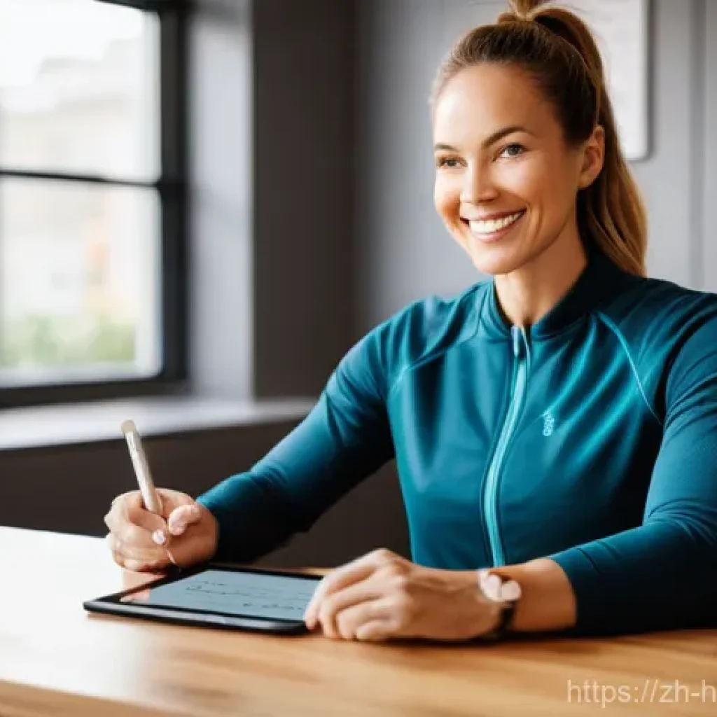 건강코칭 전문가를 위한 시간 관리 앱 - **Smart Scheduling & Client Engagement**
A professional and friendly female health coach, mid-30...